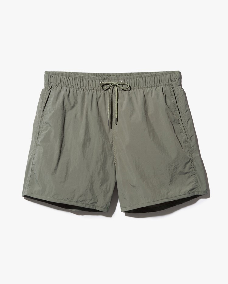 CDLP Swim Trunks Satin Twill Steel