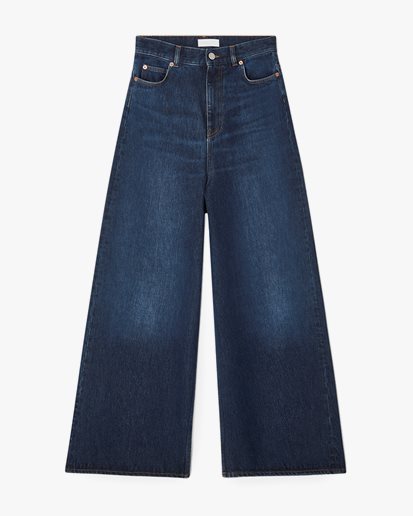 Teurn Studios Baggy Jeans Dark Blue