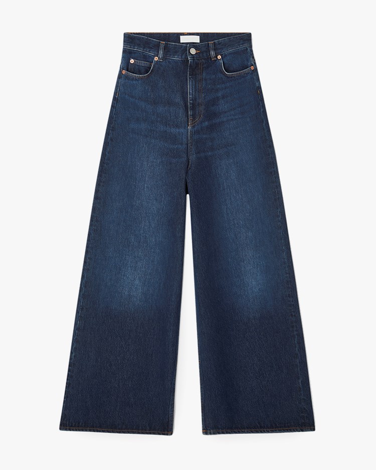 Teurn Studios Baggy Jeans Dark Blue