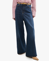 Teurn Studios Baggy Jeans Dark Blue