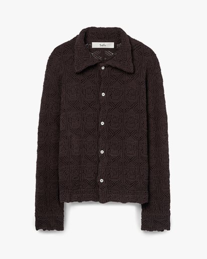 Séfr Myles Overshirt Heavy Roast Knit