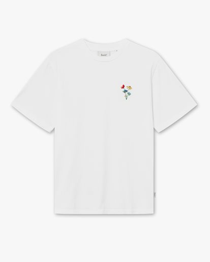 Forét Element T-Shirt White Flower