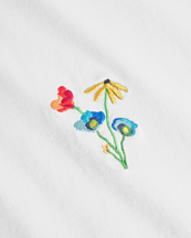 Forét Element T-Shirt White Flower