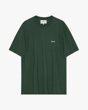 Palmes Dyed T-Shirt Dark Green/White