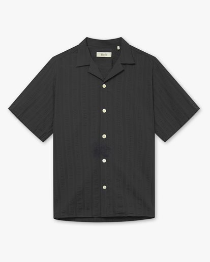 Forét Peer Short Sleeve Shirt Black