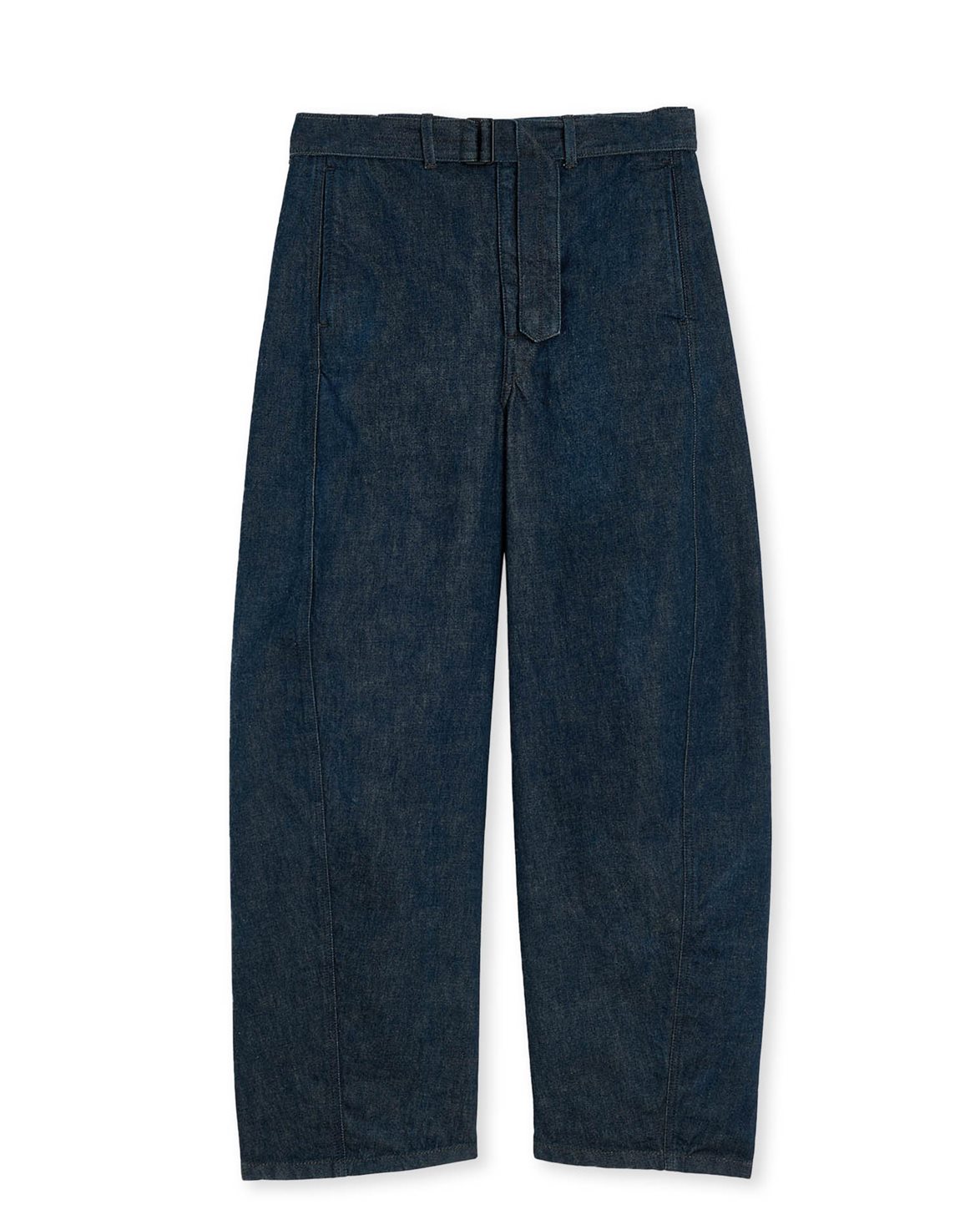 LEMAIRE Twisted Belted Pants Denim Indigo - Vallgatan 12