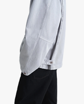 LEMAIRE Boxy Jacket Snowy Blue Grey