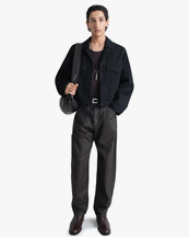 LEMAIRE Trucker Jacket Black