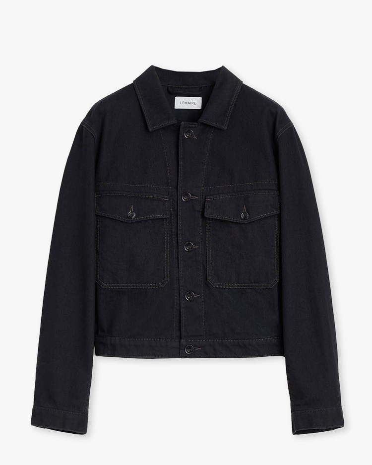 LEMAIRE Trucker Jacket Black