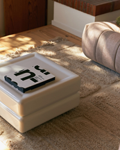 HK Living Space Coffee Table White