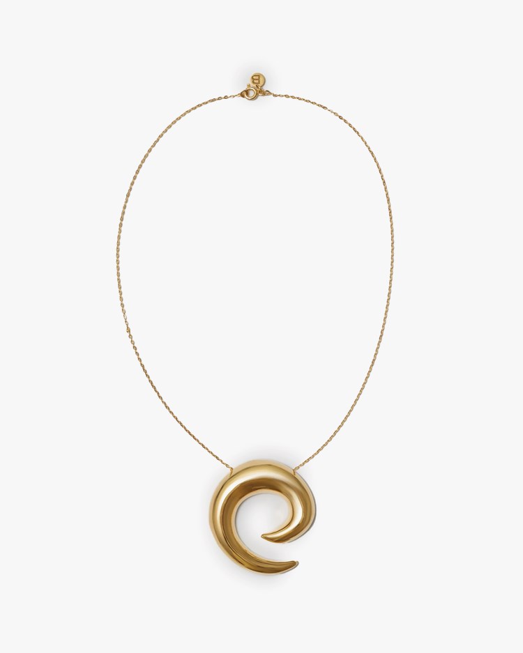Blue Billie Mini Saturn Necklace Gold