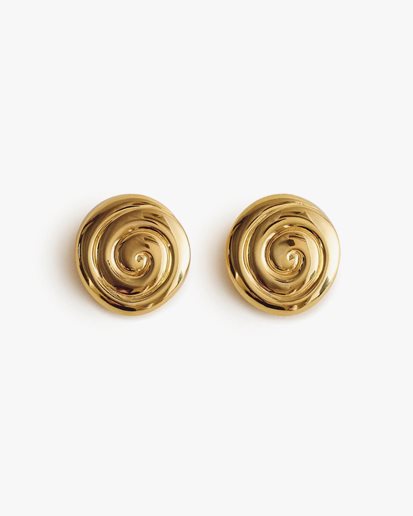 Louis Abel Uzu Earrings Gold Vermeil