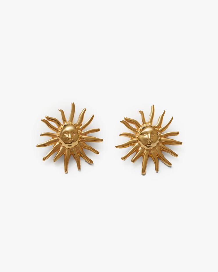 Blue Billie Helios Earrings Gold