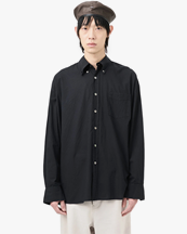 Our Legacy Borrowed Bd Shirt Black Voile