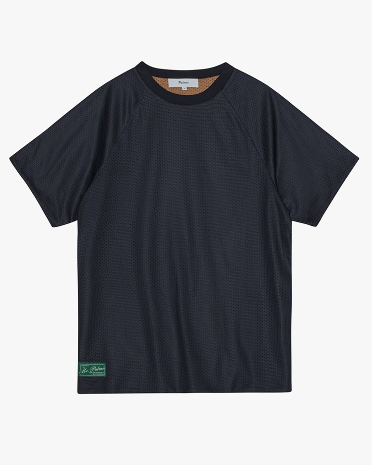Palmes Mesh Double T-Shirt Navy