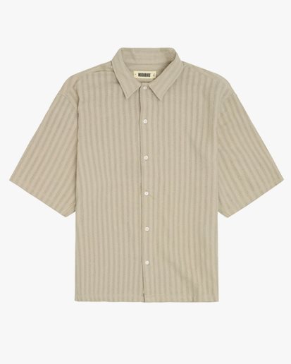 Woodbird Wang Chuke Shirt Light Sand