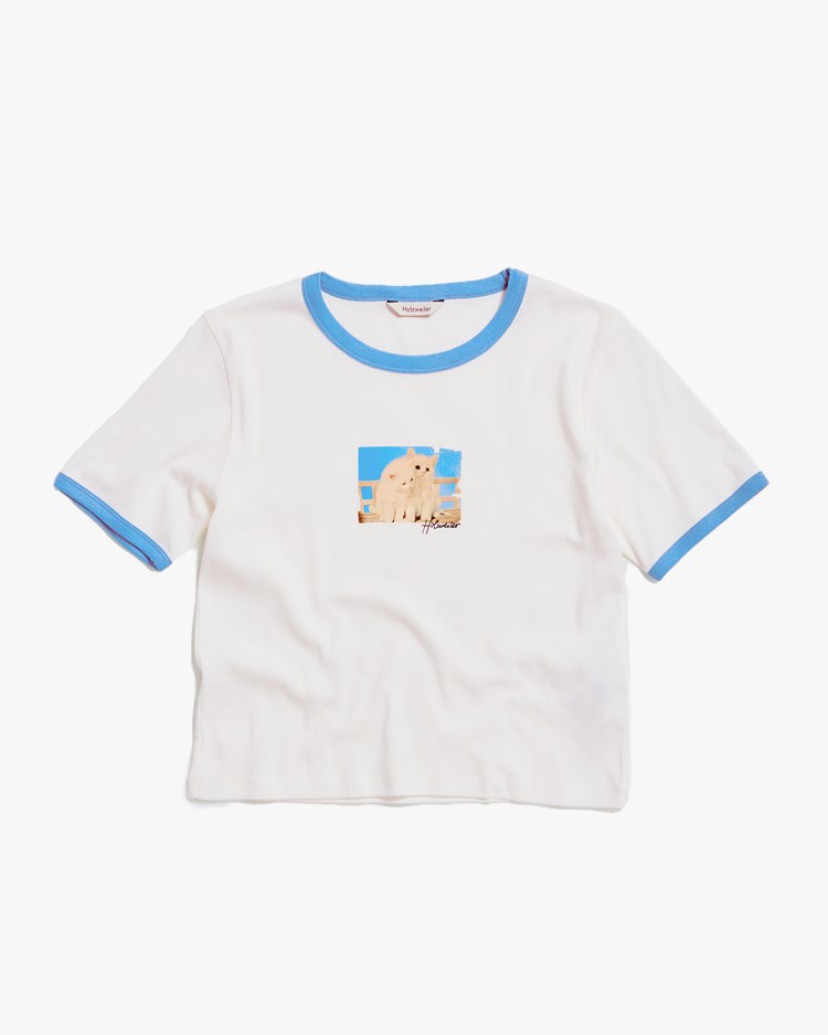 Holzweiler Kitty Tee White Mix