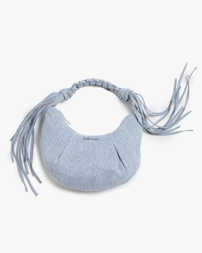 Holzweiler Cocoon Denim Micro Bag Light Blue Mix