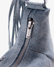 Holzweiler Cocoon Denim Micro Bag Light Blue Mix