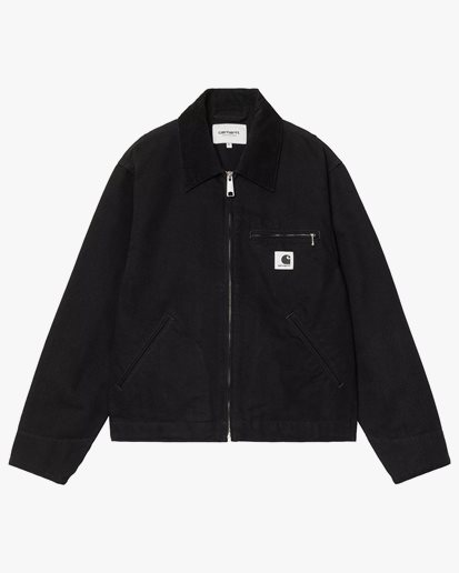 Carhartt WIP Og Detroit Jacket W Black/Black Rinsed