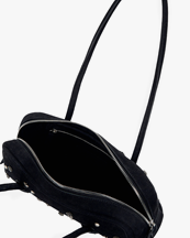 MARGESHERWOOD Soft Baguette Bag Black Studded