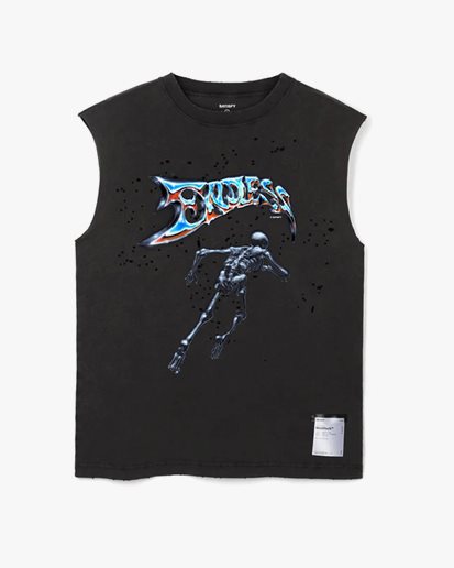 Satisfy Mothtech Muscle Tee Black Endless