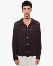 Séfr Myles Overshirt Heavy Roast Knit