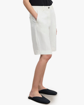 House of Dagmar Tailored Shorts White