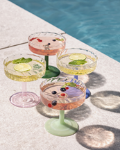 &Klevering Coupe Twirl Set Of 2 Green