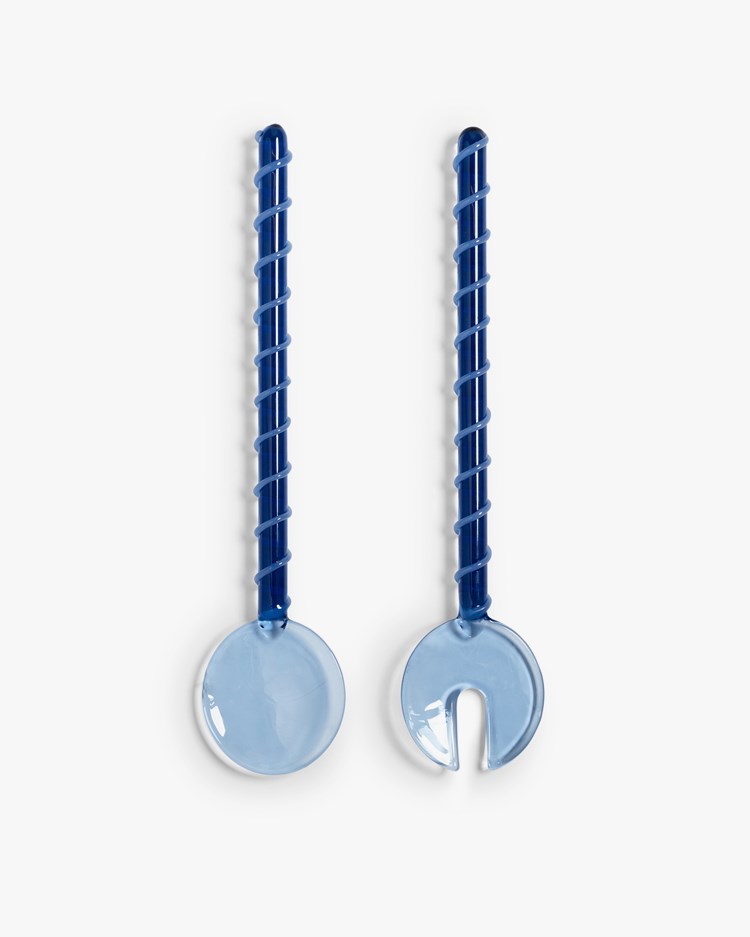 &Klevering Sling Salad Server Blue