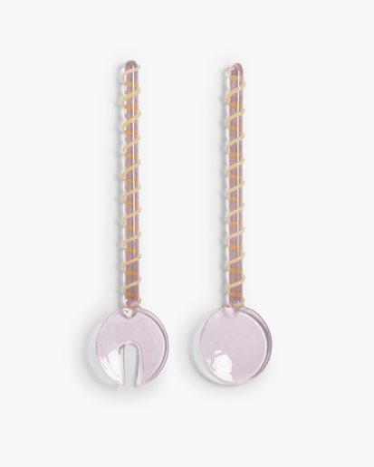 &Klevering Sling Salad Server Pink