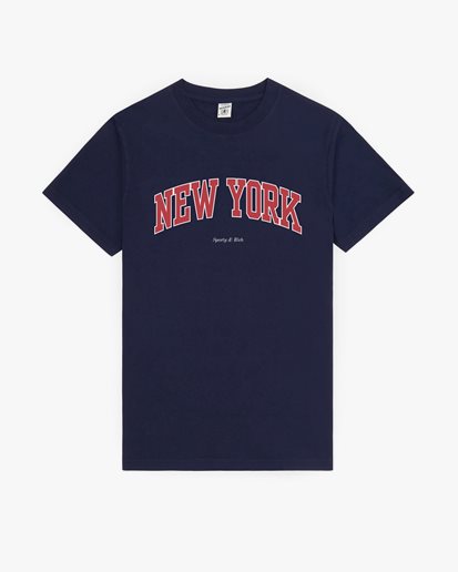 Sporty & Rich New York Ivy T-Shirt Dark Navy