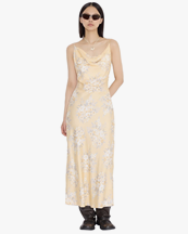 Holzweiler Eila Print Dress Light Orange Mix