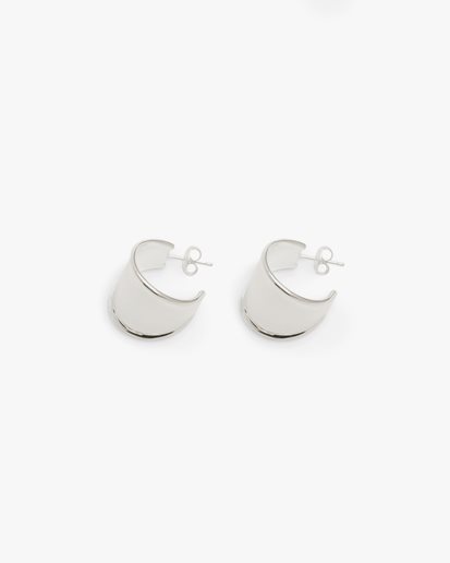 Ragbag Contour Hoops Silver