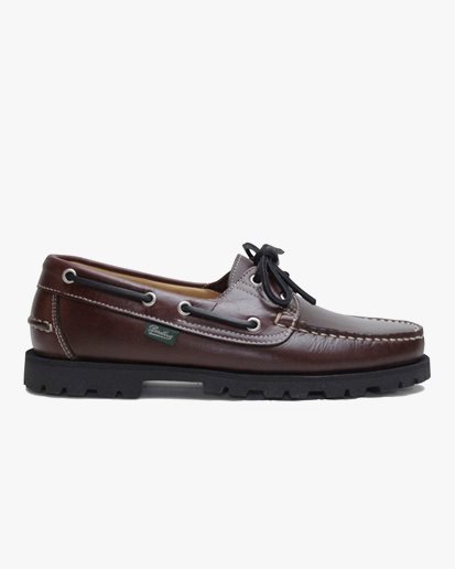 Paraboot Malo Boat Shoes M America Brown Leather