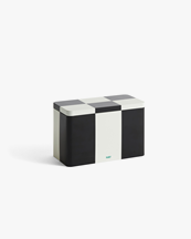 HAY Tin Container Medium Black Off White