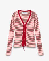 Résumé Finnleyrs Knit Cardigan Red Stripe