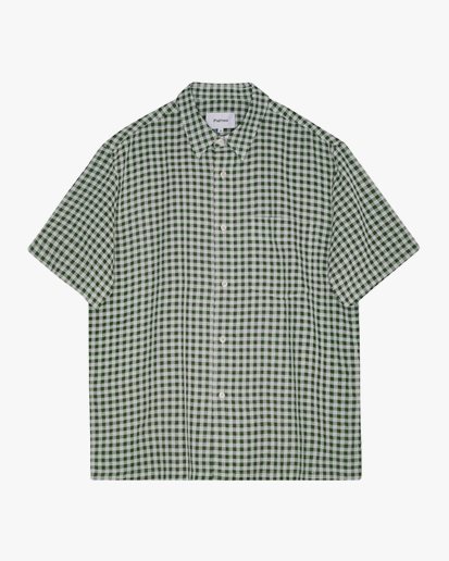 Palmes Checkered Shirt White/Green