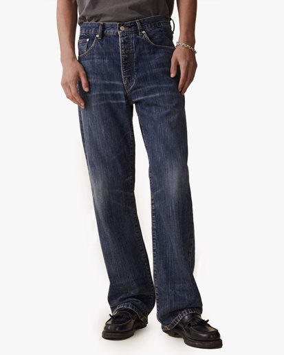 Jeanerica Vm009 Vega Jeans Dark Blue Righe