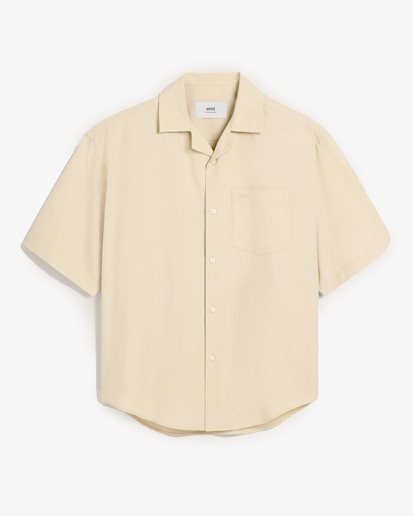 AMI Paris Boxy Short Sleeve Shirt Ginger