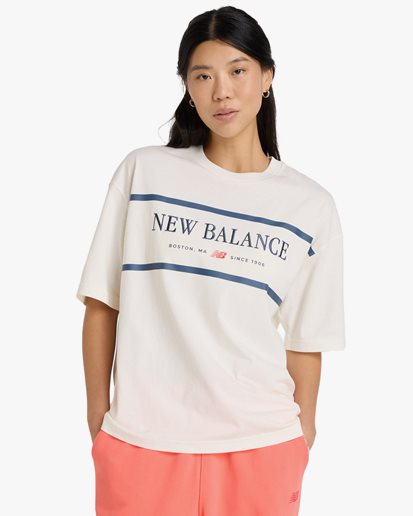 New Balance Athletics Nautical T-Shirt Faded Plum