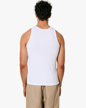 CDLP Rib Tank Top White