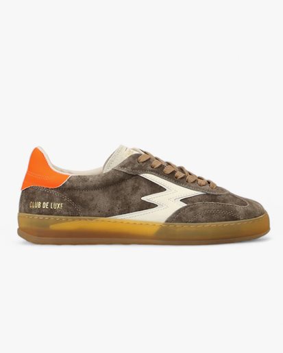Moa Concept Master Club Sneakers M Taupe Orange Fluorescent