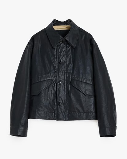 LEMAIRE Biker Blouson Black