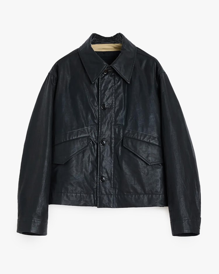 LEMAIRE Biker Blouson Black