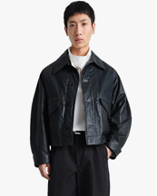 LEMAIRE Biker Blouson Black