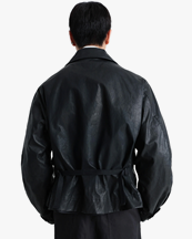 LEMAIRE Biker Blouson Black