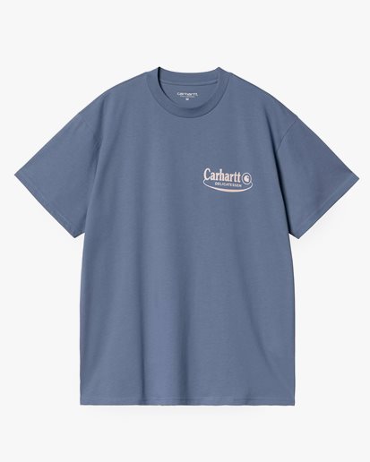Carhartt WIP Catalouge T-Shirt Blue Iris/Air Pink