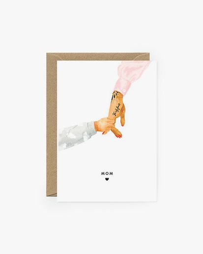 Mom & Baby Hand Card