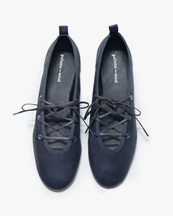 Paloma Wool Pina Lace Up Ballerinas Greyish Blue